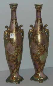 Pair of Satsuma Vases