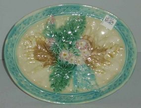 Oval Majolica Style Platter