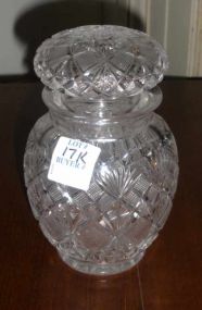 Cut Glass Potpourri Jar