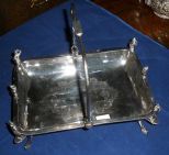 Silver Plated Rectangular Basket