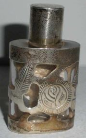 Mini Sterling & Glass Perfume Bottle