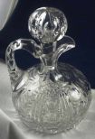 Cut Glass Ships Decanter