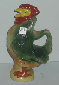 Majolica Style Rooster Pitcher
