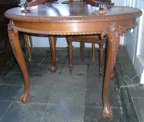 Mahogany Chippendale Style Center Table