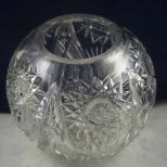 Cut Glass Rose Bowl