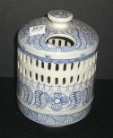 Oriental Blue & White Incense Burner