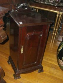 Mahogany Commode w/Back Splash