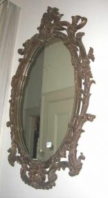 Ornate Oval Mirror