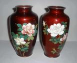 Pair of Metal Urns