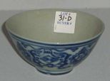 Blue & White Oriental Dish