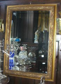 Gilt Frame Beveled Mirror