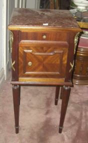 French walnut marble top Humidor
