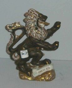 Standing lion Wedgwood figure