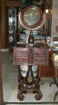 Gentleman's Four Drawer Shaving Stand w/Adjustable Mirror