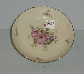 Royal Copenhagen small pedestal bowl with roses
