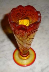 Red and Yellow Bud Vase