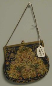 Petit Point Purse Made In Vienna For John Manamake, Philadelphia