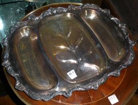 Silver Plated Well and Tree Platter