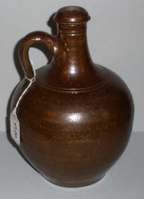 Earthenware Whiskey Jug