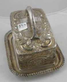 Silver Plated Cheese Cover and Tray