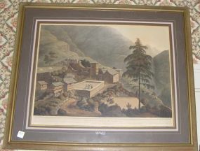 Large Framed Print By J B Fraser Engraved By R Havell & Son