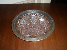 Gorham Cut Glass Plate