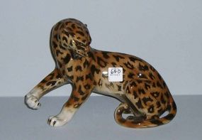 Royal Dux Leopard