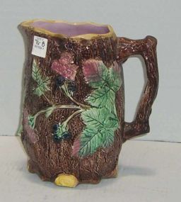 Wedgwood Blackberry Pattern Majolica Pitcher