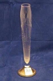 Sterling Base Bud Vase