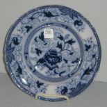 Blue & White Plate