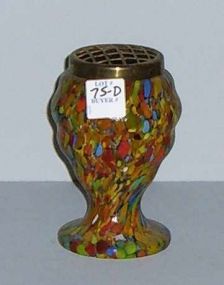 Czech Art Glass Vase