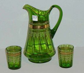 Victorian Pitcher & Glasses