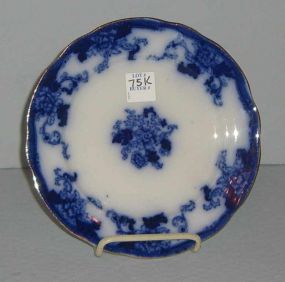 Small Flow Blue blue & white plate with flowers