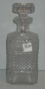 Cut Glass Decanter with Stopper