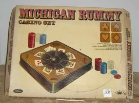 Michigan Rummy Casino #66 Set Game By E S Lowe Company 1970