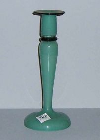 Czech Art Glass Candleholder