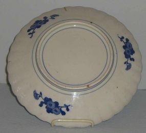 Blue & White Plate