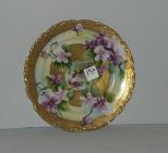 Nippon Purple Flowered Plate