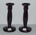 Pair of Czech Candleholders