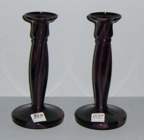 Pair of Czech Candleholders