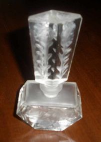 Clear & Frosted Perfume Bottle