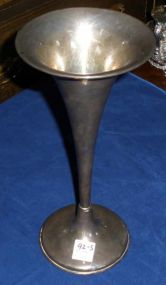 Sterling Trumpet Vase