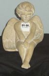 Seated Angel 179A White Plaster