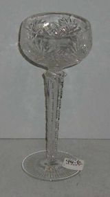 Cut glass goblet