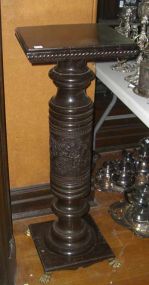 Victorian Carved Stem Pedestal