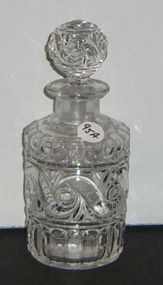 Clear Round Perfume Bottle