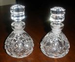 Pair of Waterford Perfume Bottles