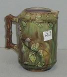 Majolica Dogwood Pattern Milk Pitcher