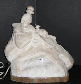 Alabaster carved 