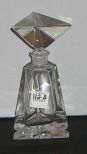 Clear triangle perfume bottle with triangle stopper